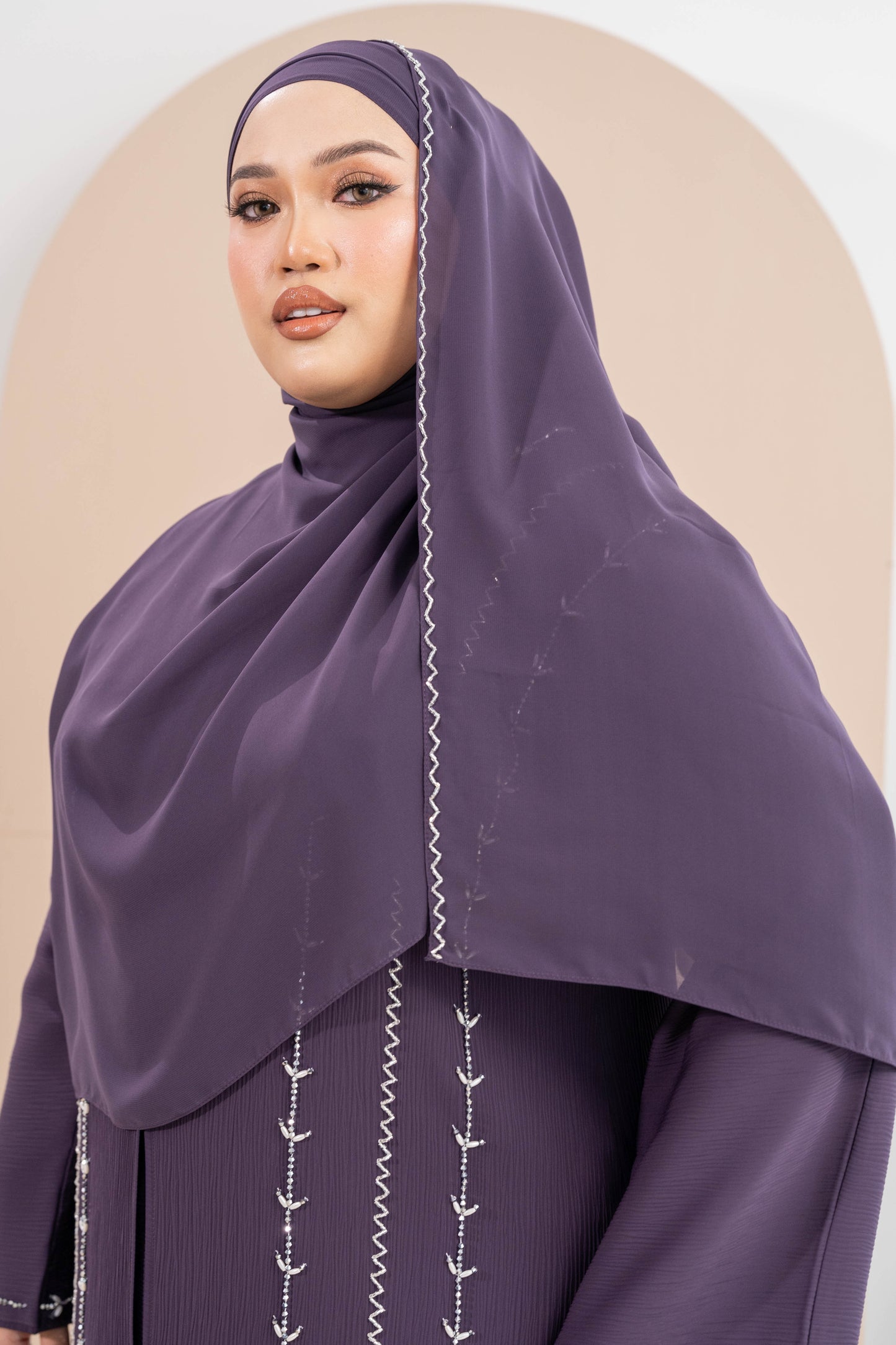 SAMRA ABAYA PURPLE