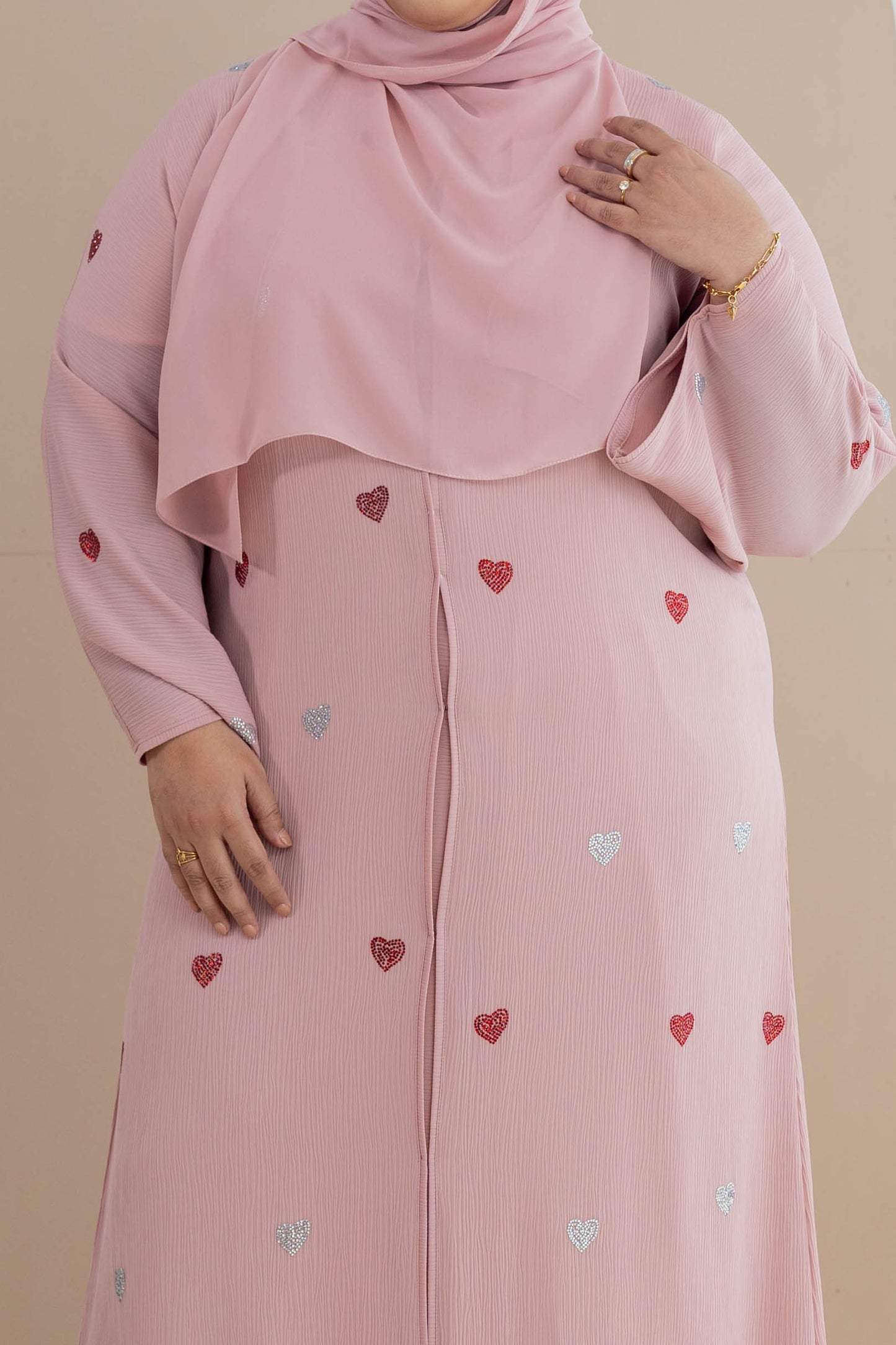 QALBI ABAYA SOFT PINK