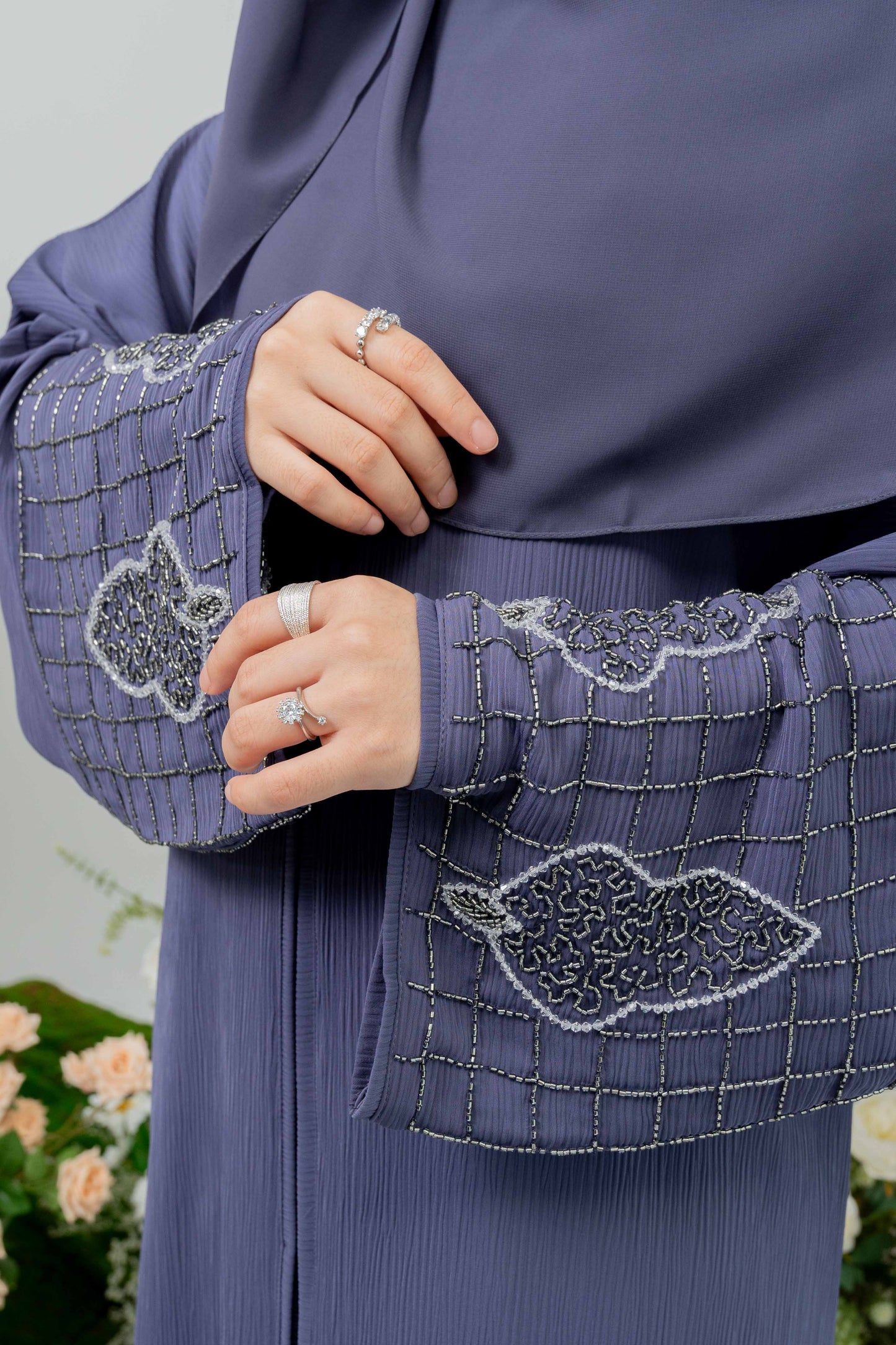 LAMIA ABAYA PURPLE