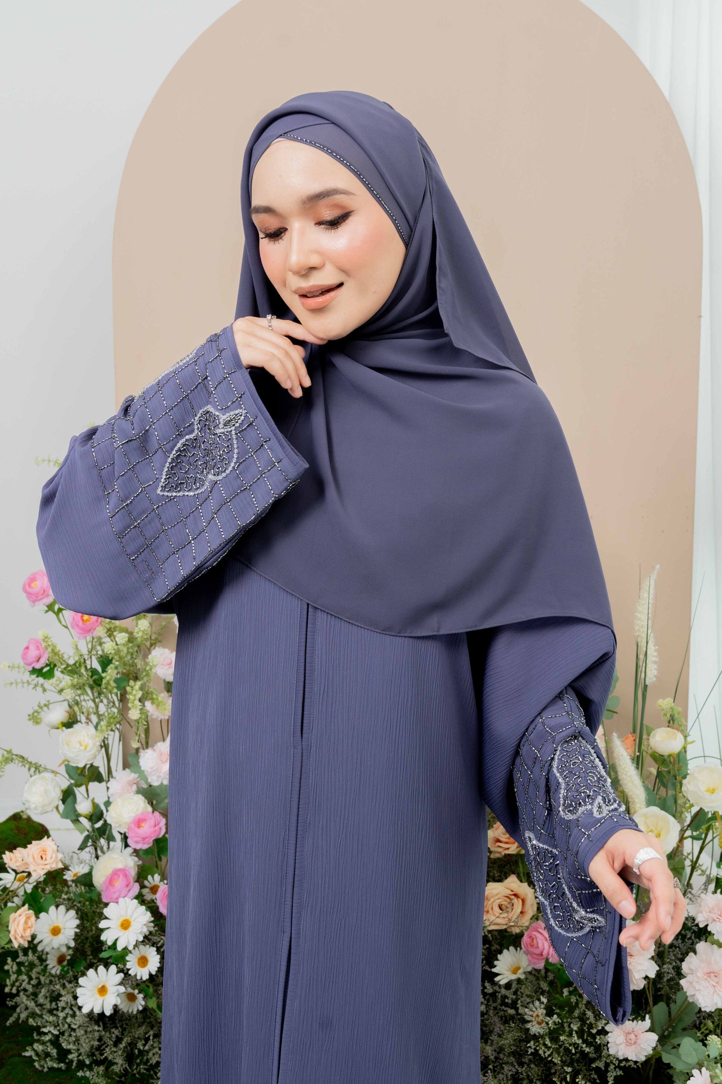 LAMIA ABAYA PURPLE