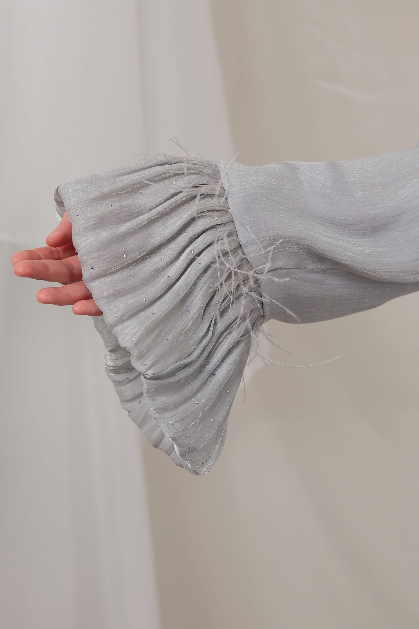 LAMEES ABAYA GREY