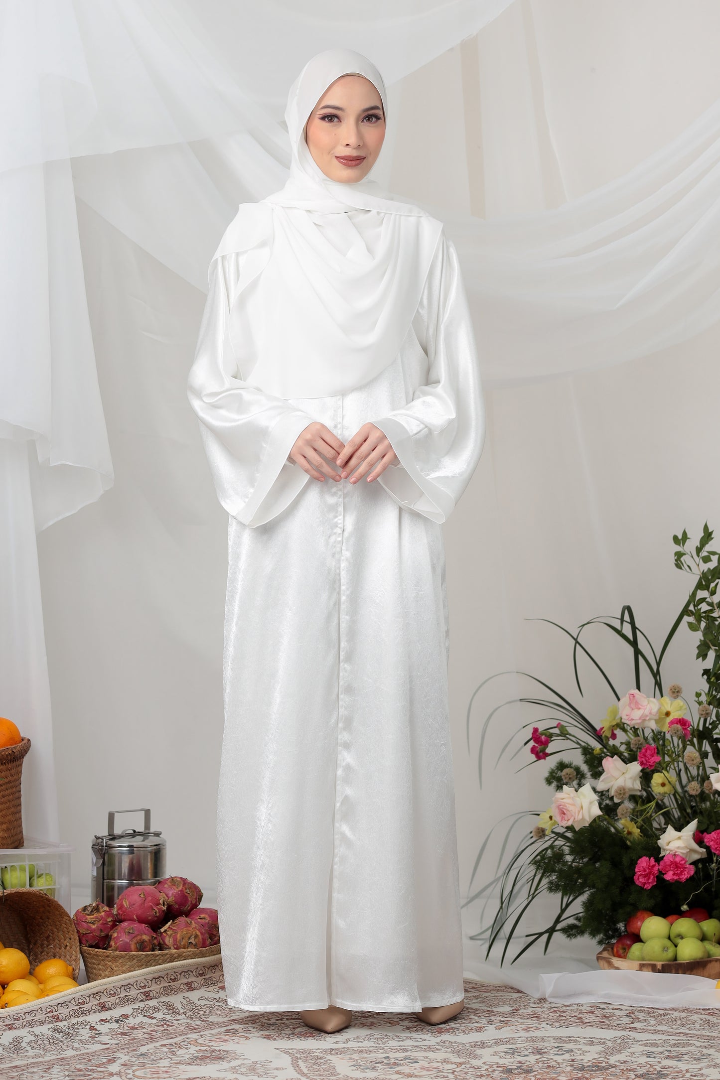 AURORA ABAYA WHITE