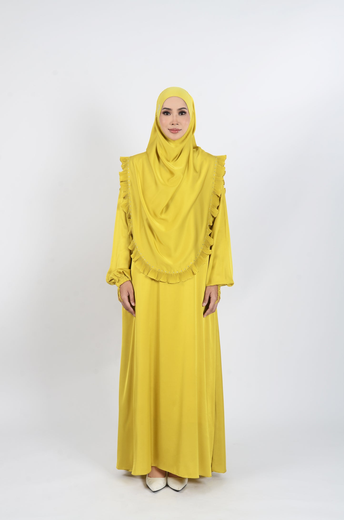 JUBAH HUMAIRA 1.0 SLIME YELLOW