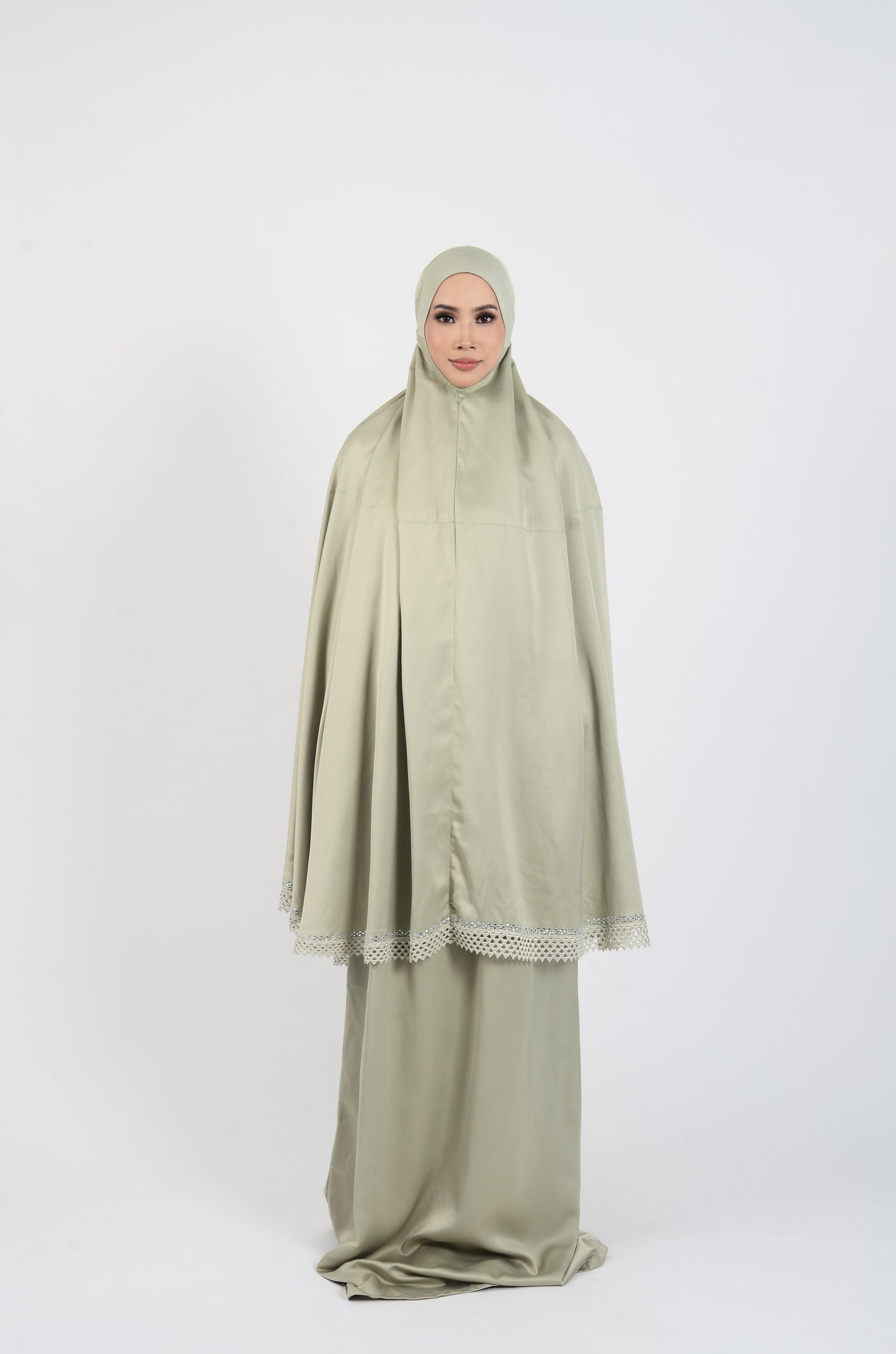 TELEKUNG AAISYAH - OLIVE GREEN