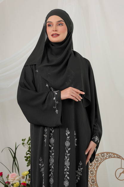 MAHAR ABAYA GREY