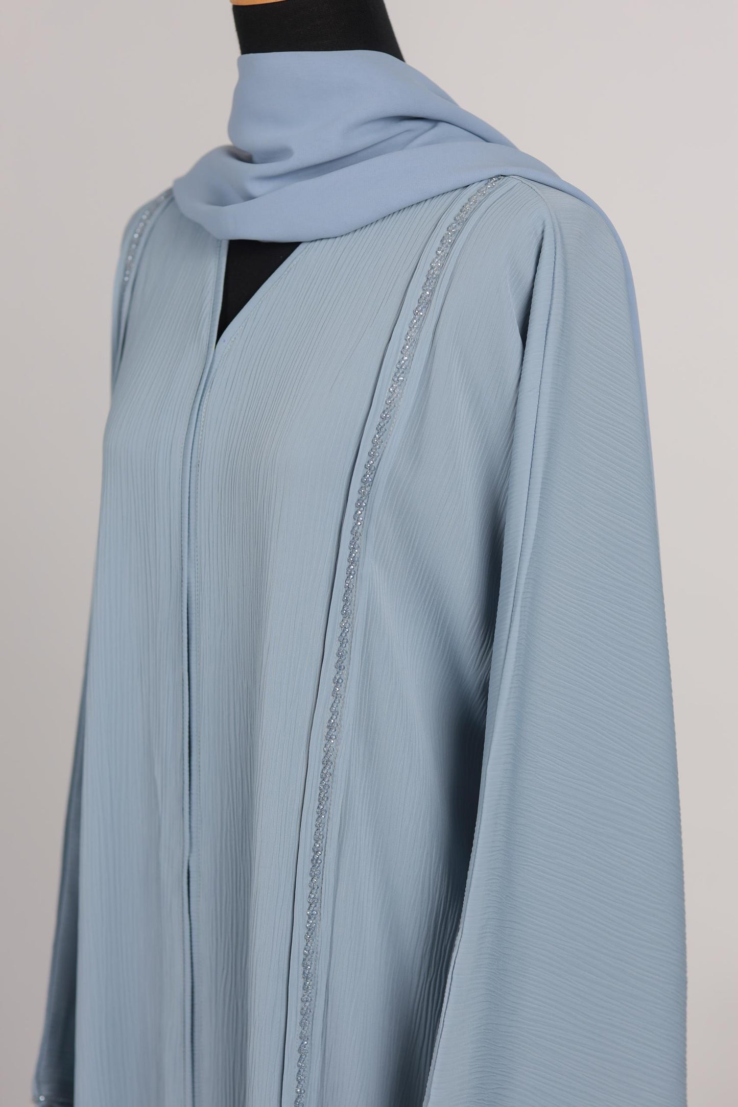 UZMA ABAYA DUSTY BLUE