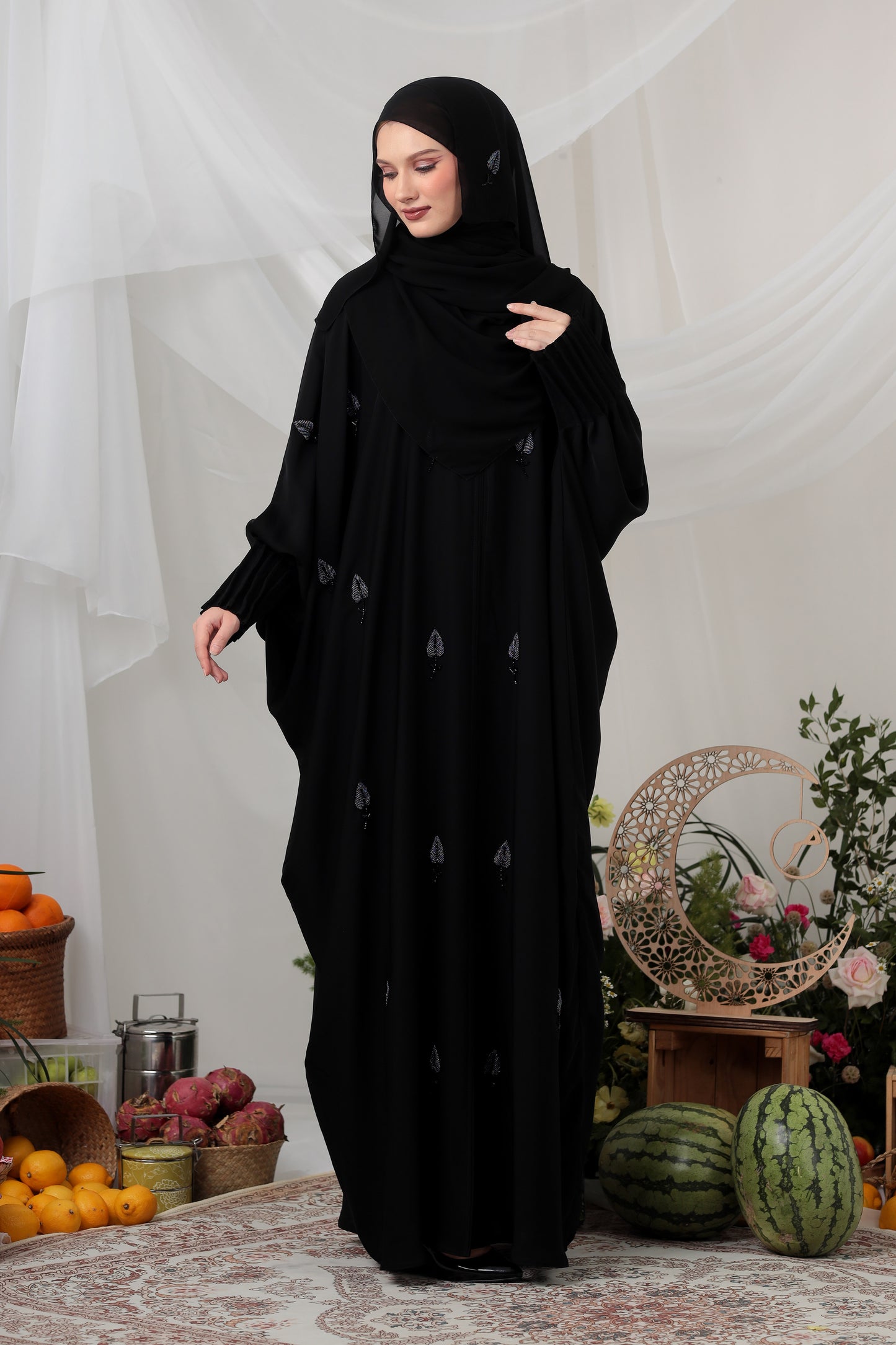 NEHA ABAYA BLACK