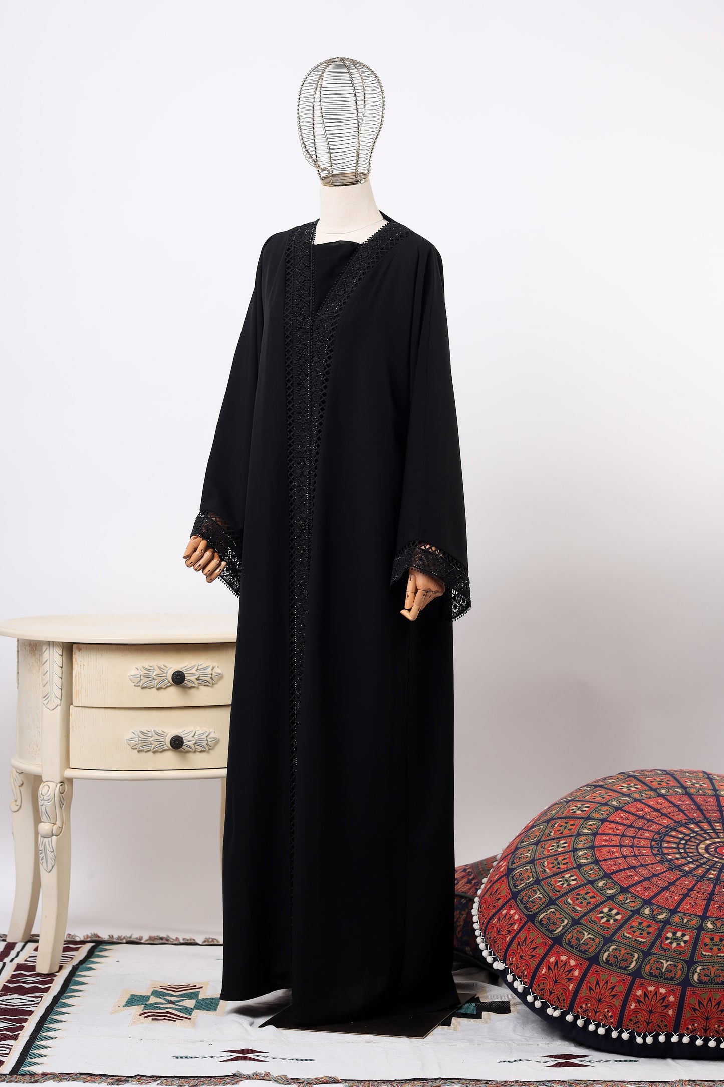 RENDA ABAYA BLACK