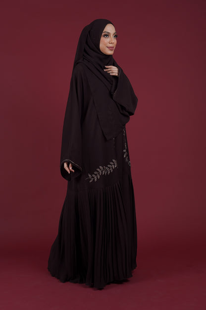 REYZAN ABAYA BROWN FUDGE