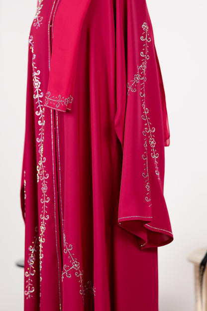 GAMILA ABAYA SHOCKING PINK