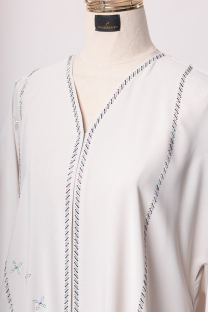 RAISHA ABAYA EGGSHELL