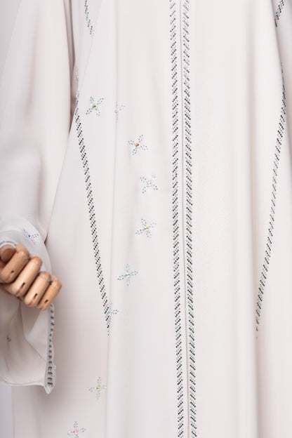 RAISHA ABAYA EGGSHELL