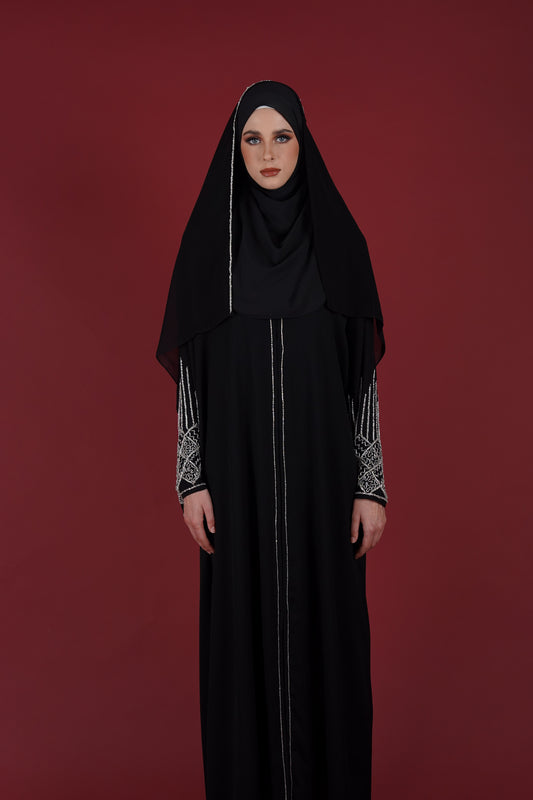 NAWAL ABAYA BLACK