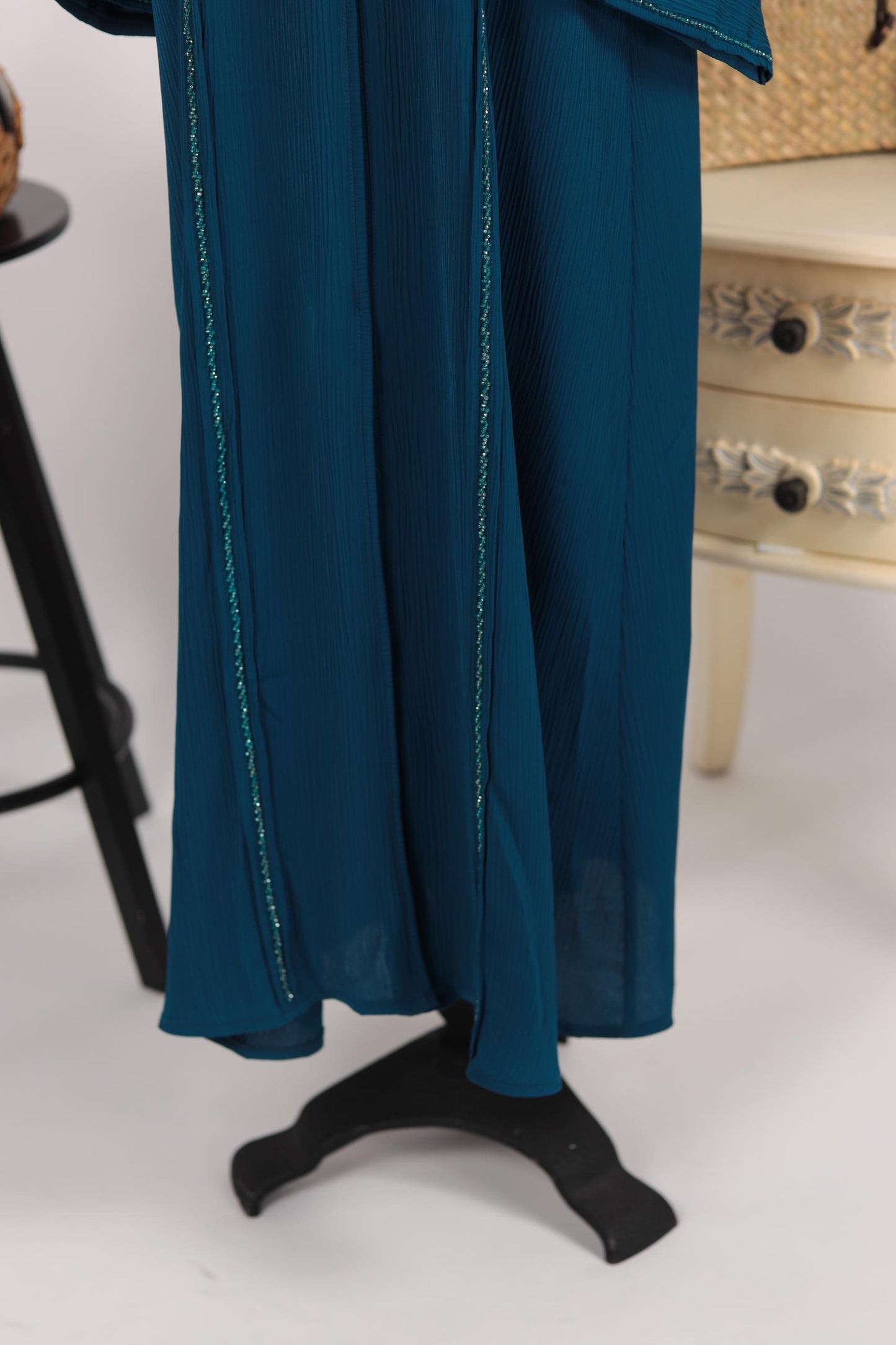 UZMA ABAYA TEAL BLUE