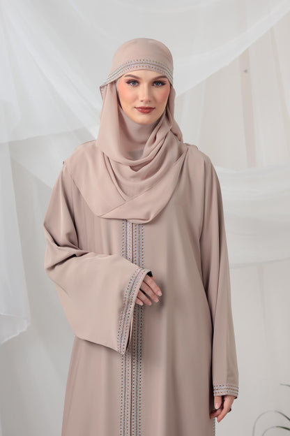 BARSHA ABAYA BEIGE