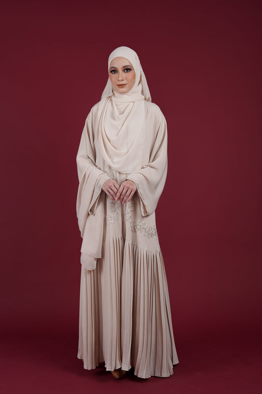 REYZAN ABAYA ARCTIC NUDE
