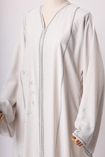 RAISHA ABAYA EGGSHELL