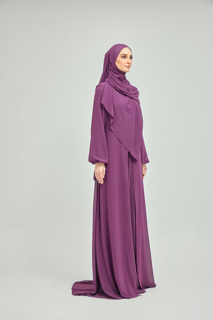 Jubah Maisara Plum