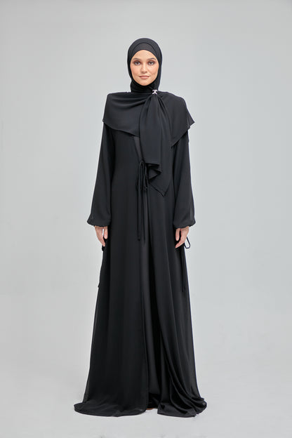 Jubah Maisara Black