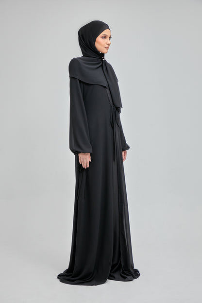 Jubah Maisara Black