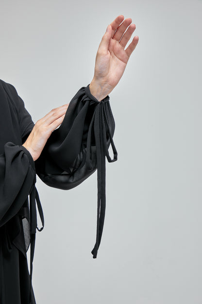 Jubah Maisara Black