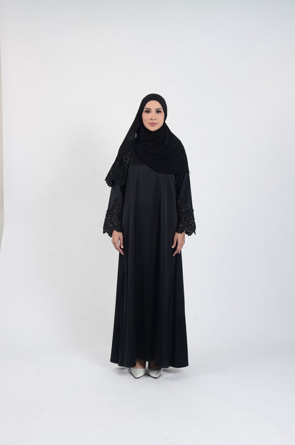 Jubah 'Abirah Elegant Black