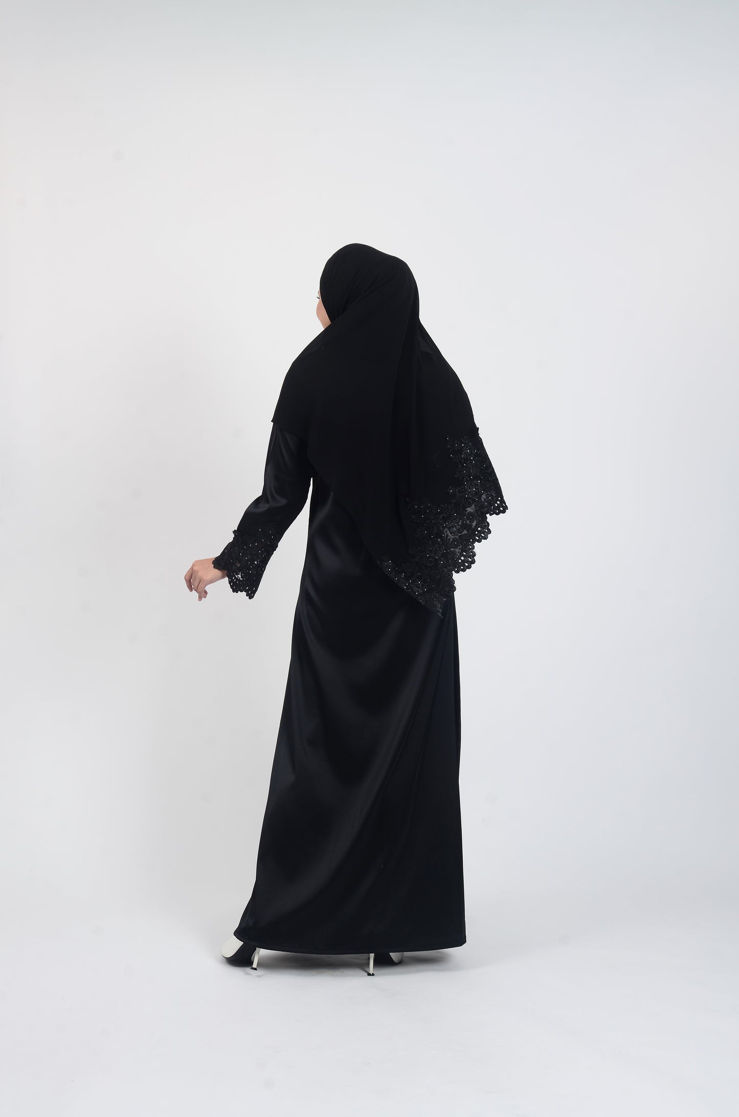 Jubah 'Abirah Elegant Black