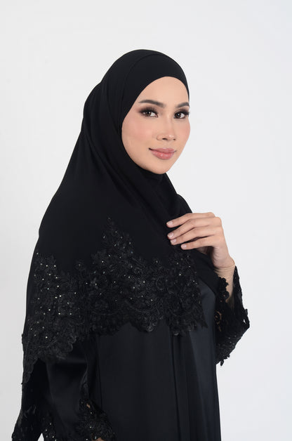 Jubah 'Abirah Elegant Black