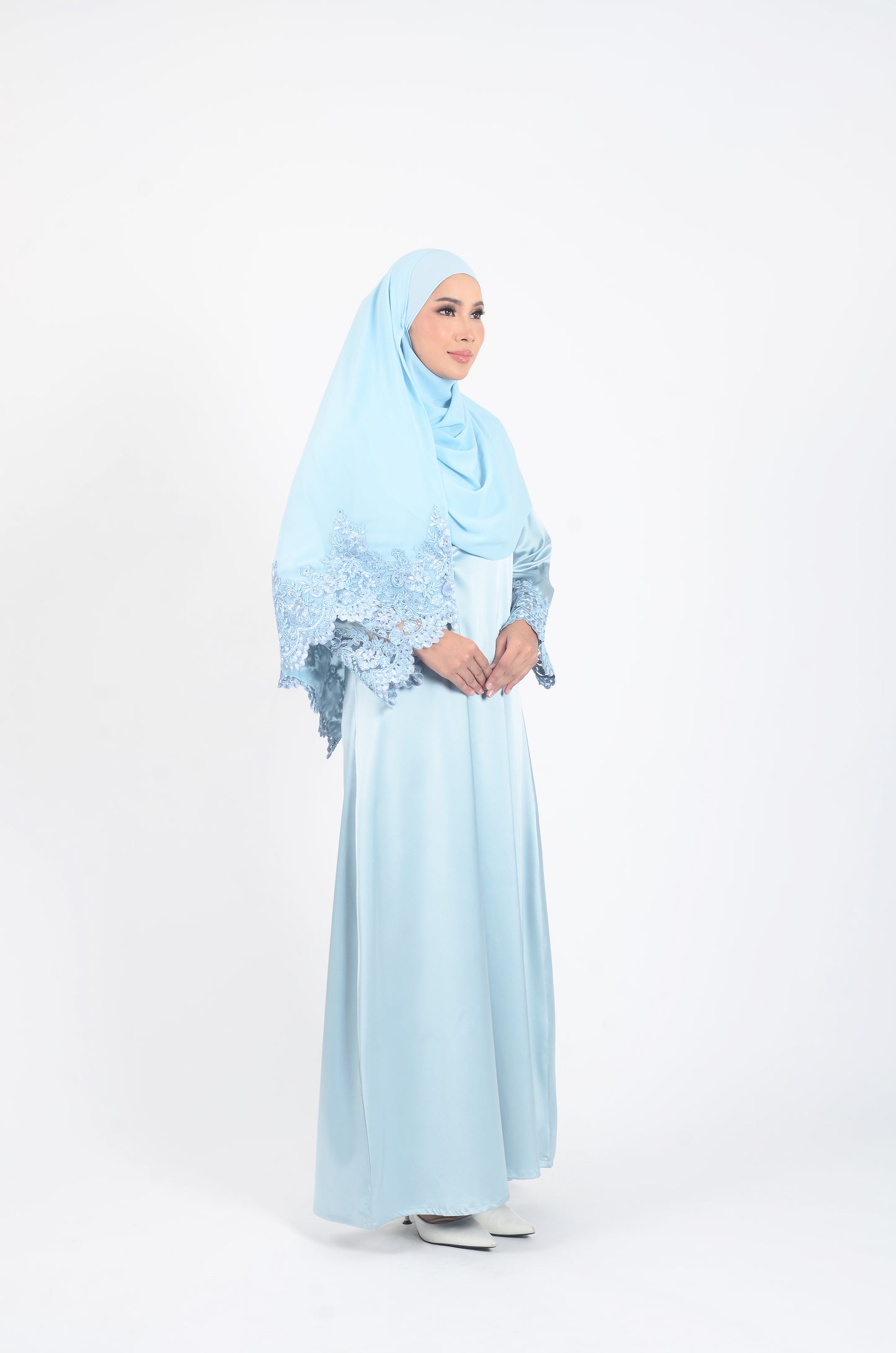 Jubah 'Abirah Powder Blue