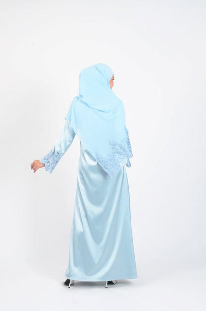 Jubah 'Abirah Powder Blue