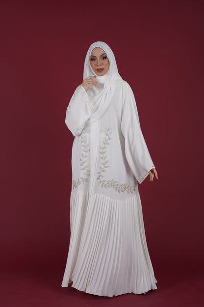 REYZAN ABAYA OFF WHITE