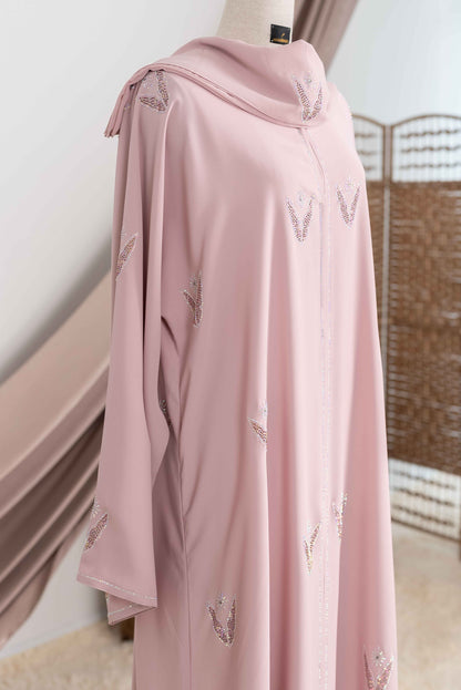 LANIRA ABAYA CHALK PINK