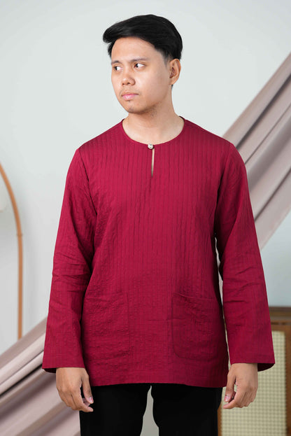 KURTA HAIL MAROON
