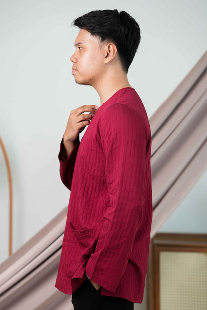 KURTA HAIL MAROON