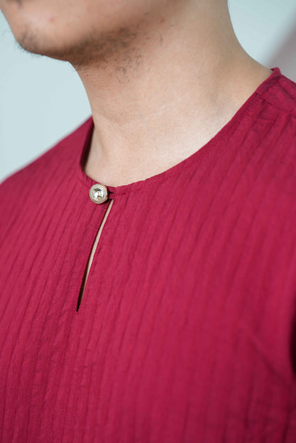 KURTA HAIL MAROON