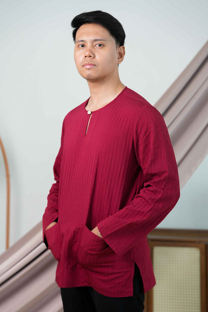 KURTA HAIL MAROON