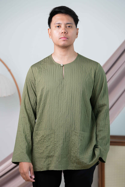 KURTA HAIL OLIVINE GREEN