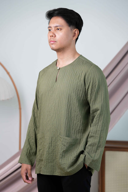 KURTA HAIL OLIVINE GREEN