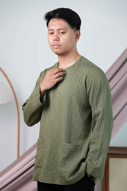 KURTA HAIL OLIVINE GREEN