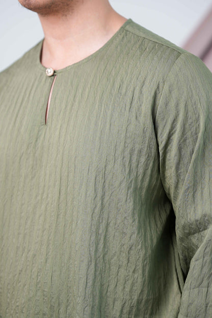 KURTA HAIL OLIVINE GREEN