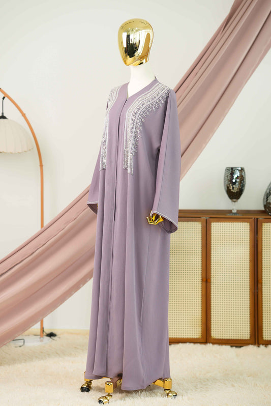 HALILI ABAYA DUSTY PURPLE