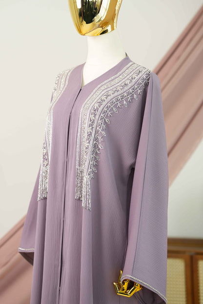 HALILI ABAYA DUSTY PURPLE