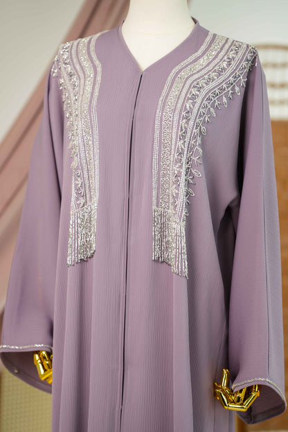 HALILI ABAYA DUSTY PURPLE