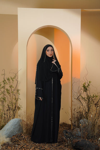 LAIQA ABAYA BLACK