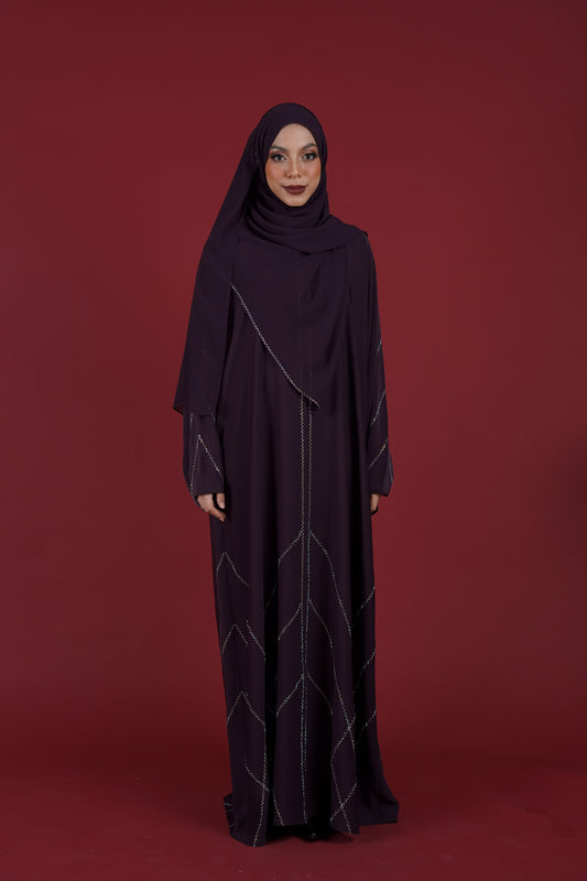 HYRA ABAYA JEWEL PURPLE