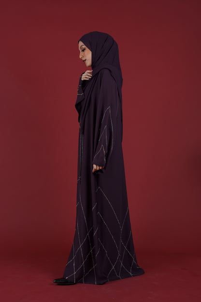 HYRA ABAYA JEWEL PURPLE