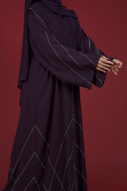 HYRA ABAYA JEWEL PURPLE