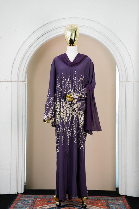NAYLA ABAYA PURPLE