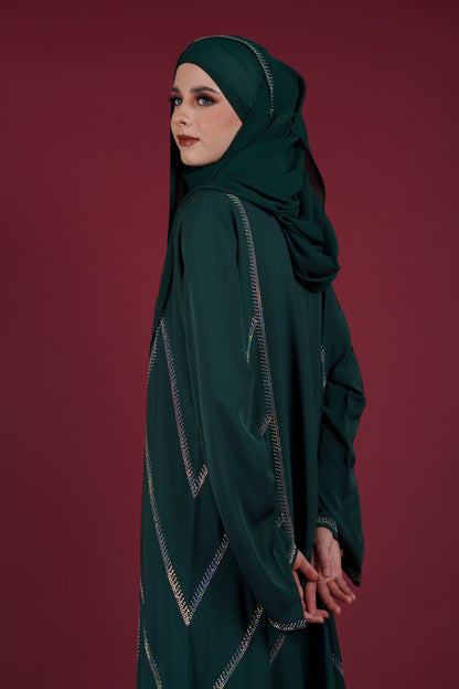 TASMEERA ABAYA EMERALD