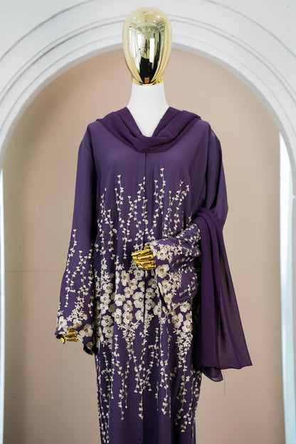 NAYLA ABAYA PURPLE